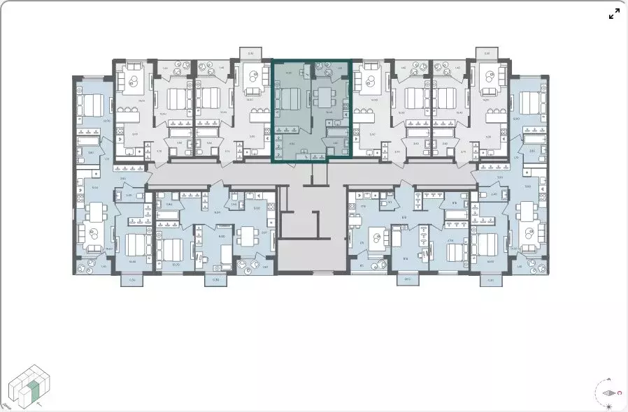 1-комнатная квартира: село Перхушково, микрорайон Равновесие, 4 (37.5 ... - Фото 2