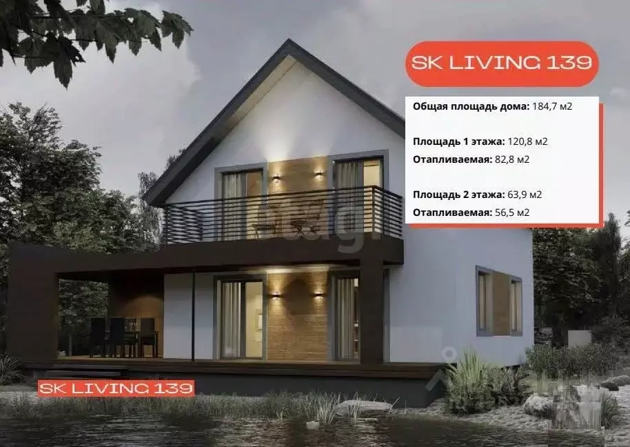 Дом в Московская область, Истра муниципальный округ, д. Ермолино 1 ... - Фото 1