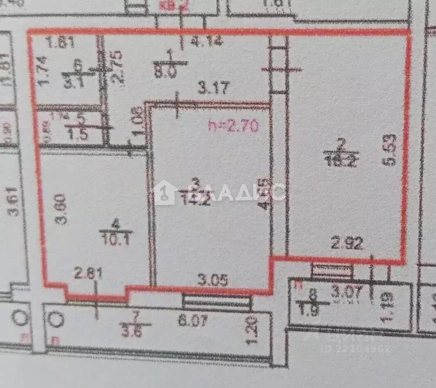 2-к кв. Марий Эл, Йошкар-Ола городской округ, с. Семеновка ул. ... - Фото 2