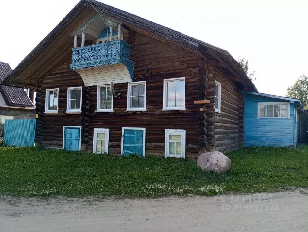 Дом в Вологодская область, с. Нюксеница ул. Первомайская, 12 (54 м) - Фото 0