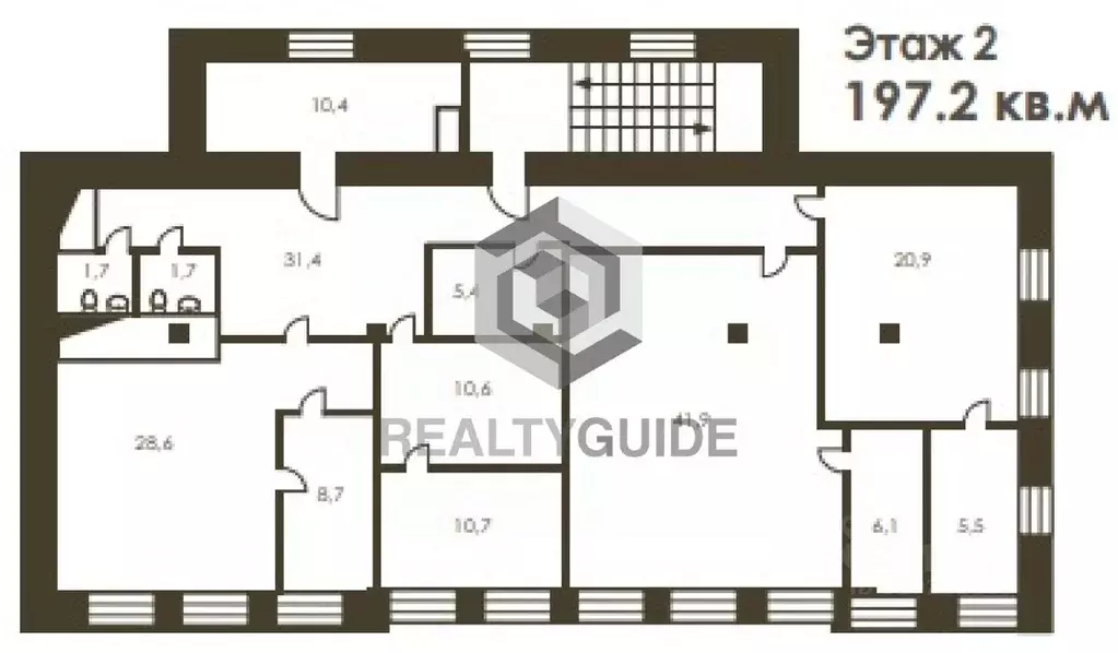 Офис в Москва Озерковская наб., 12 (197 м) - Фото 1