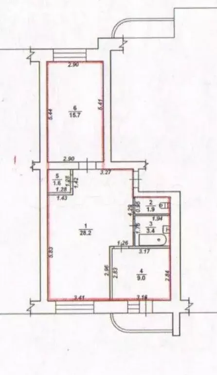 2-комнатная квартира: Воронеж, улица Урывского, 17Е (59 м) - Фото 1