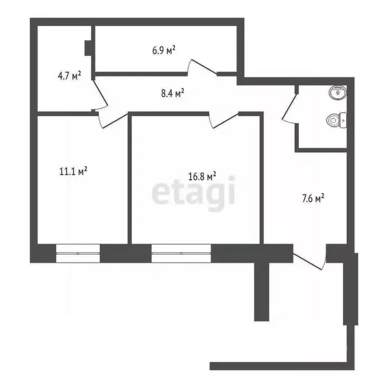 Офис в Воронежская область, Воронеж просп. Труда, 4А (59 м) - Фото 2