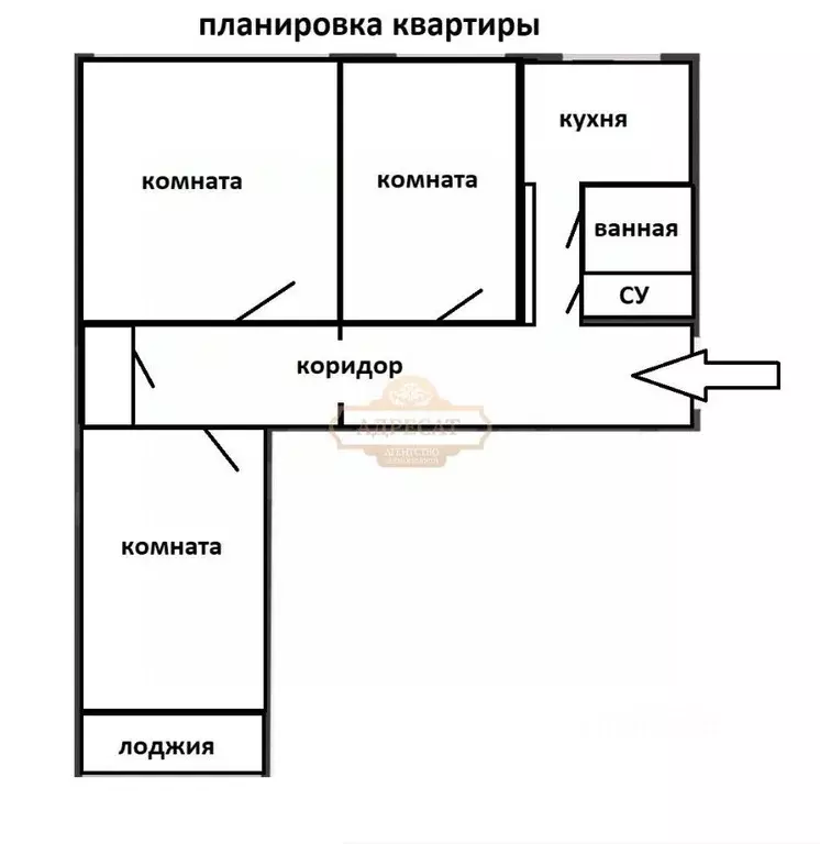 3-к кв. Санкт-Петербург аллея Котельникова, 5К1 (60.1 м) - Фото 1