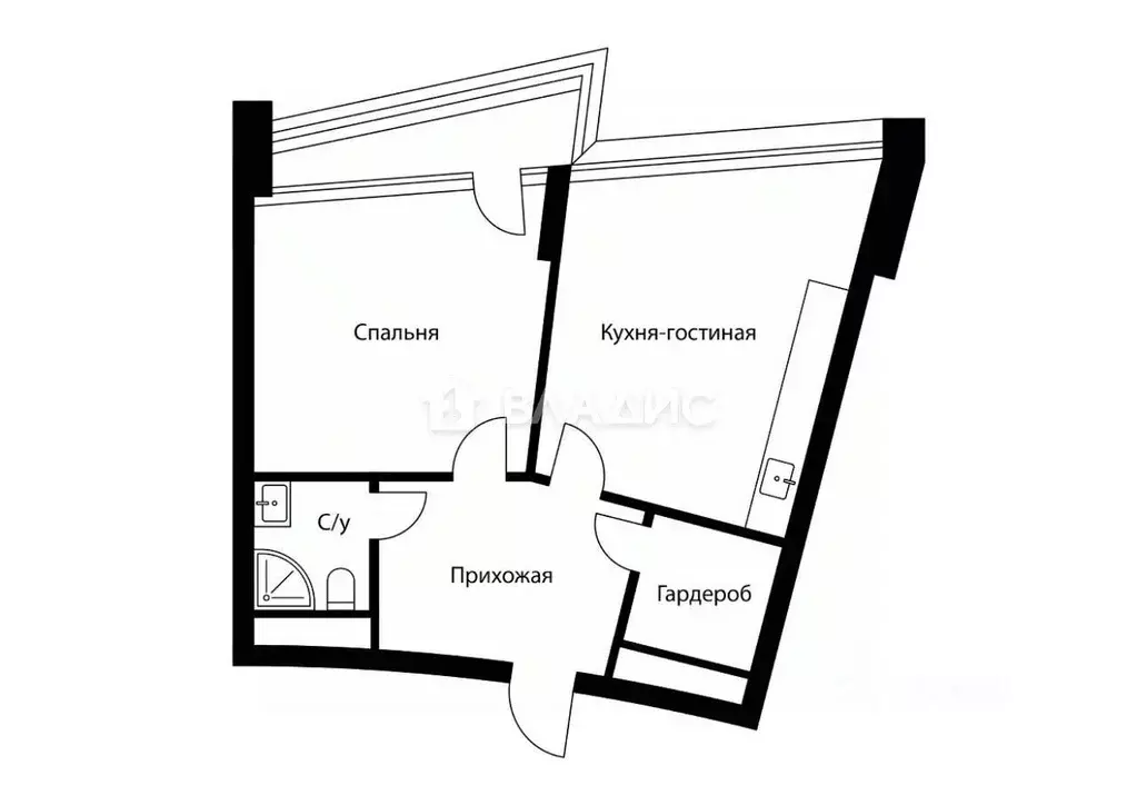 1-к кв. Москва 4-я Мякининская ул., 27 (47.0 м) - Фото 2