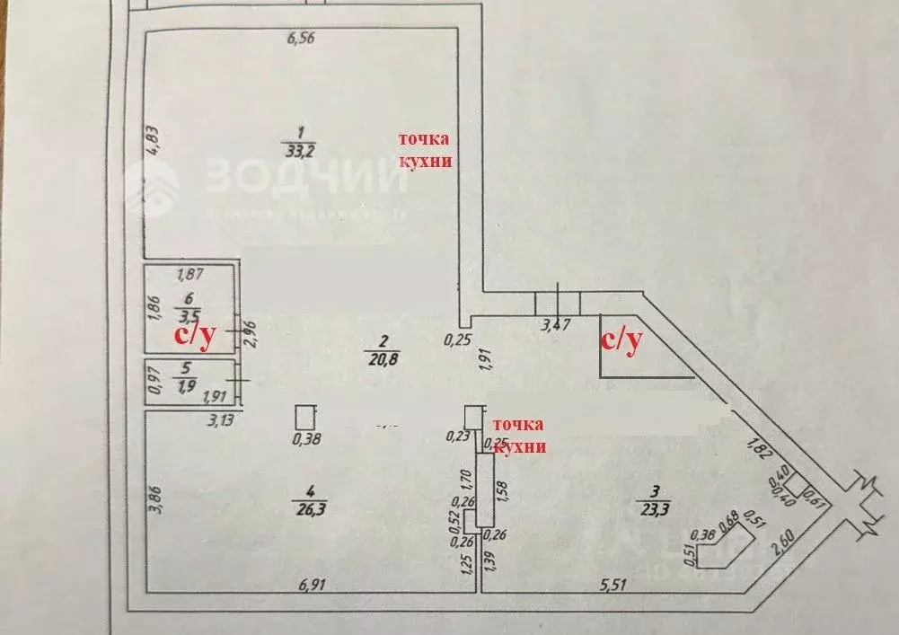 3-к кв. Чувашия, Новочебоксарск Западный жилрайон, Юраково мкр, ул. ... - Фото 2