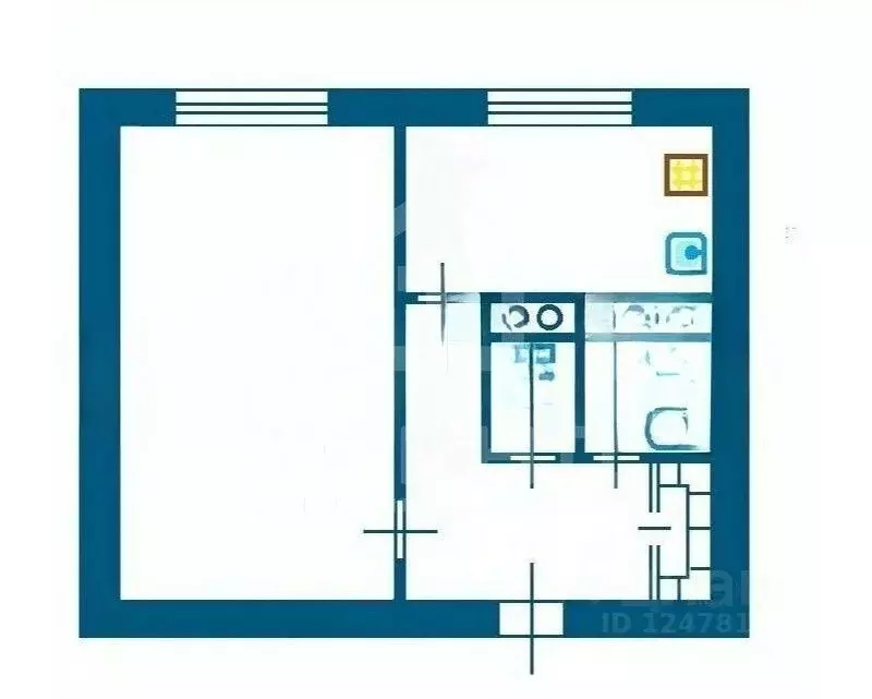 1-к кв. Санкт-Петербург ул. Бабушкина, 115к1 (30.4 м) - Фото 2