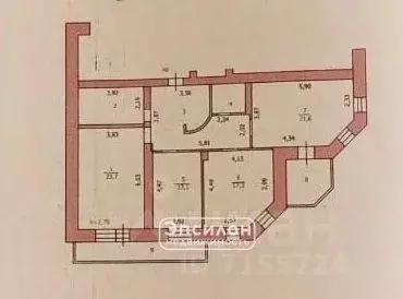 3-к кв. Курская область, Курск Советская ул., 12 (115.0 м) - Фото 1