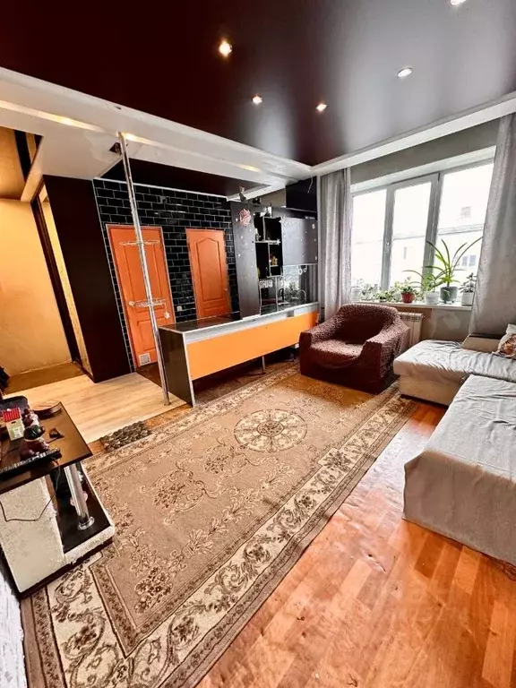 3-к кв. Кемеровская область, Новокузнецк ул. Энтузиастов, 23 (48.2 м) - Фото 2