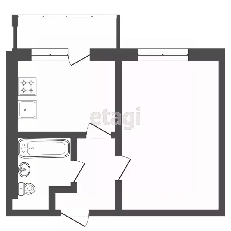 1-к кв. Мордовия, Саранск ул. Тани Бибиной, 1/12 (37.1 м) - Фото 2
