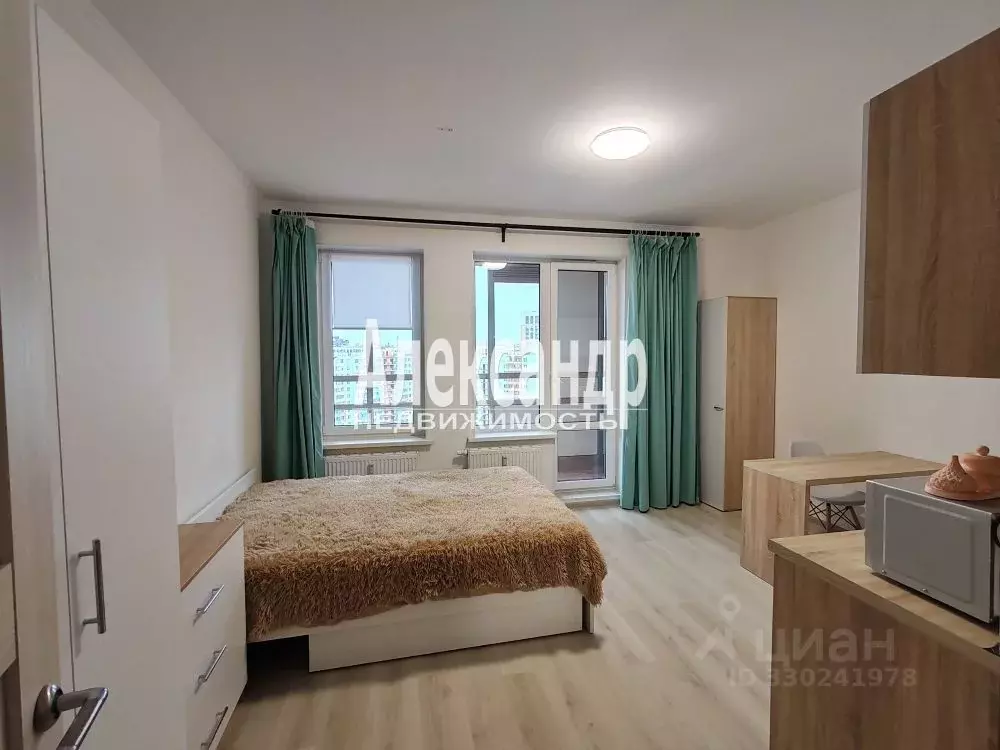 Студия Санкт-Петербург ул. Верхне-Каменская, 3к1 (25.0 м) - Фото 1