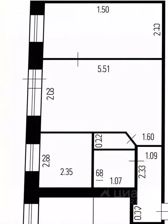 2-к кв. Алтайский край, Барнаул Брестская ул., 8 (44.2 м) - Фото 2