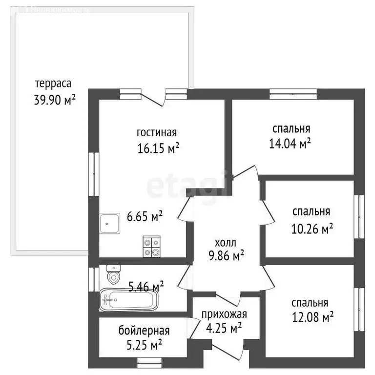 Дом в Севастополь, Нахимовский район, Качинский муниципальный округ, ... - Фото 1