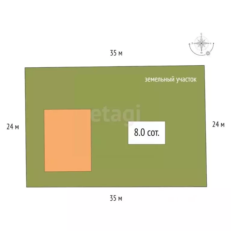 Участок в Новосибирская область, Новосибирск Берестяная ул. (8.2 сот.) - Фото 0