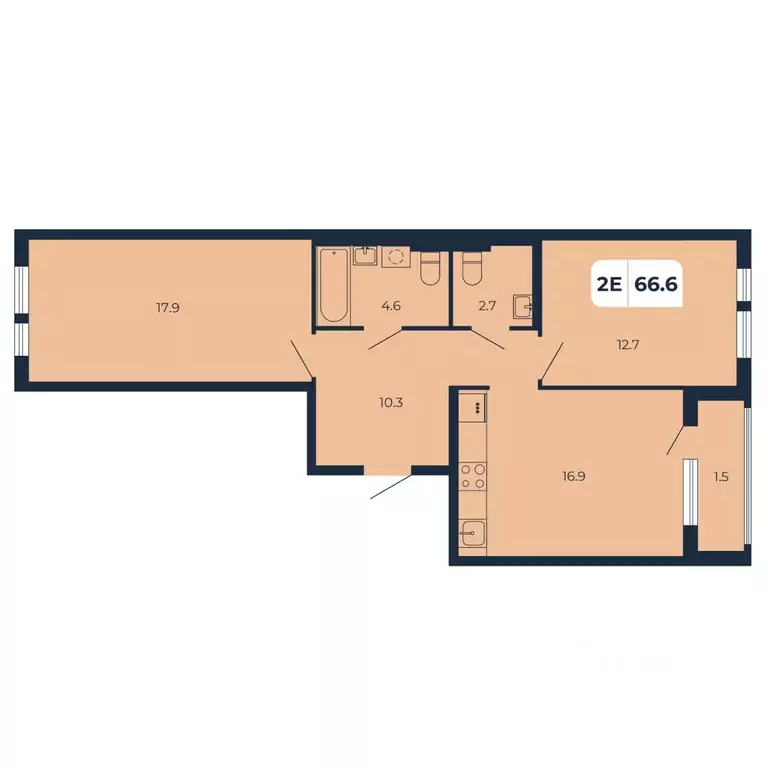 2-к кв. Ростовская область, Ростов-на-Дону Северный мкр, ул. ... - Фото 0