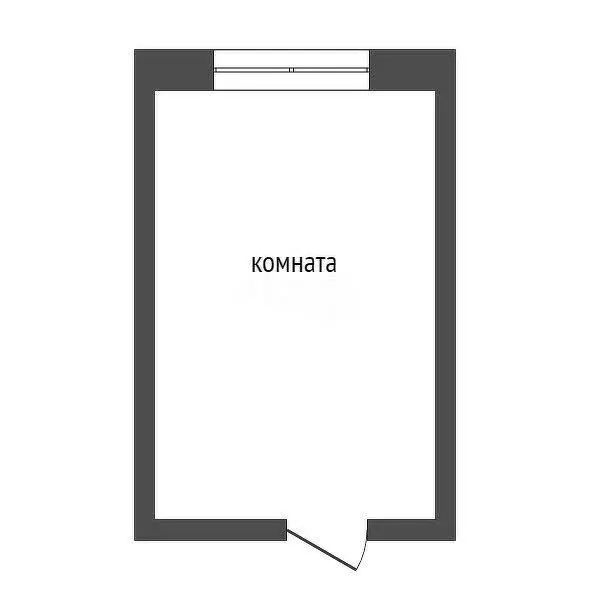 1к в -комнатной квартире (12.8 м) - Фото 1