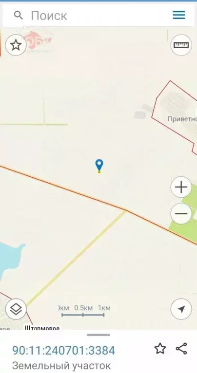 Участок в Крым, Сакский район, с. Штормовое  (3.0 сот.) - Фото 2