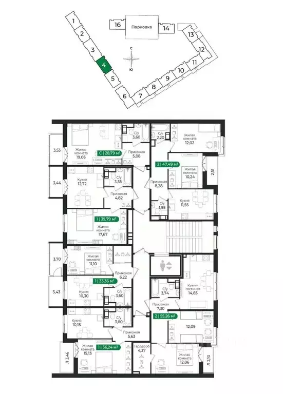 1-к кв. Ленинградская область, Сертолово Всеволожский район, Сертолово ... - Фото 2