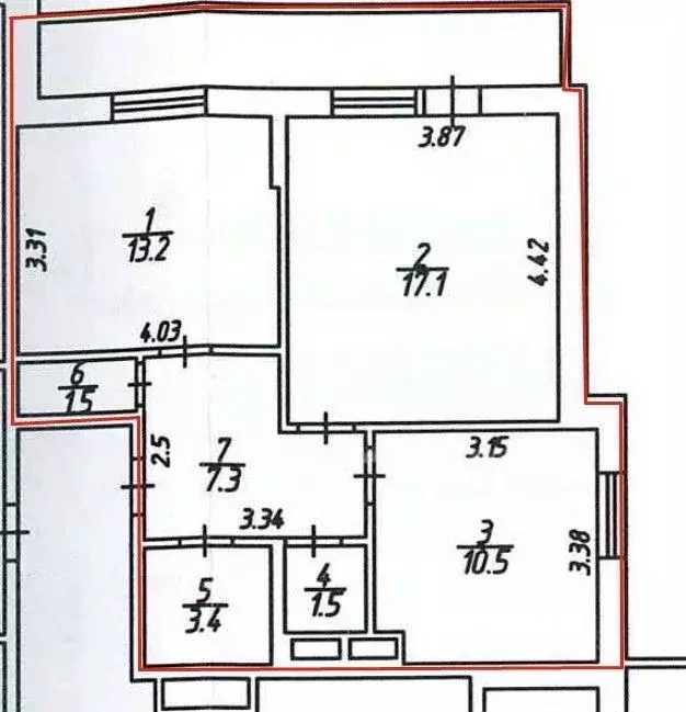 2-к кв. Калужская область, Калуга бул. Солнечный, 18 (54.5 м) - Фото 2