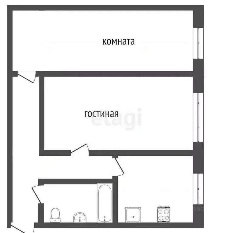 2-к кв. Ярославская область, Ярославль Алмазная ул., 13 (42.7 м) - Фото 1