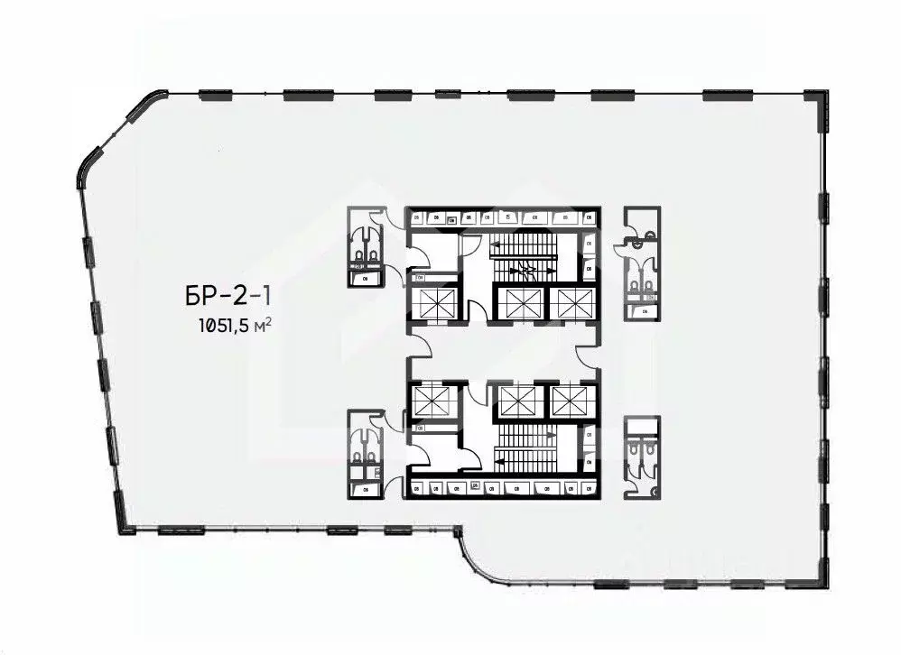Помещение свободного назначения в Москва Холодильный пер., 3к1 (1052 ... - Фото 2