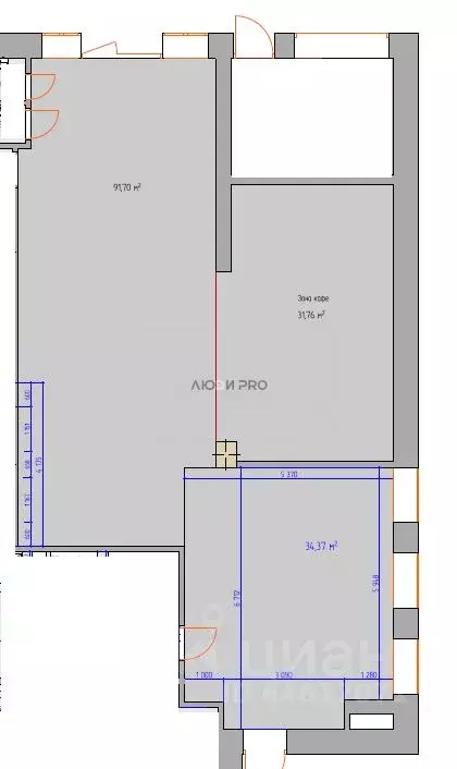 Торговая площадь в Алтайский край, Барнаул Пролетарская ул., 145 (162 ... - Фото 2