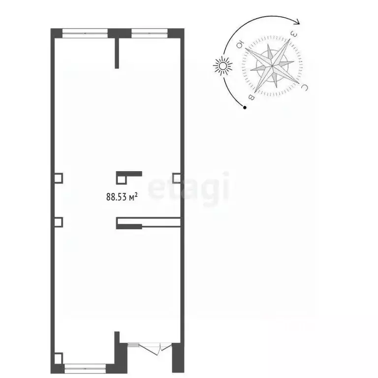 Помещение свободного назначения в Тюменская область, Тюмень ДОК мкр, ... - Фото 1