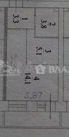 Квартира-студия, 26,3 м, 1/5 эт. - Фото 0