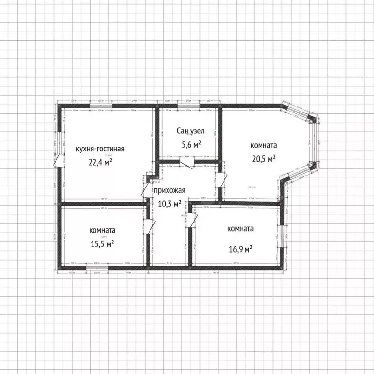 Дом в Краснодарский край, Краснодар Копанской хут., Дружный кв-л,  (91 ... - Фото 2
