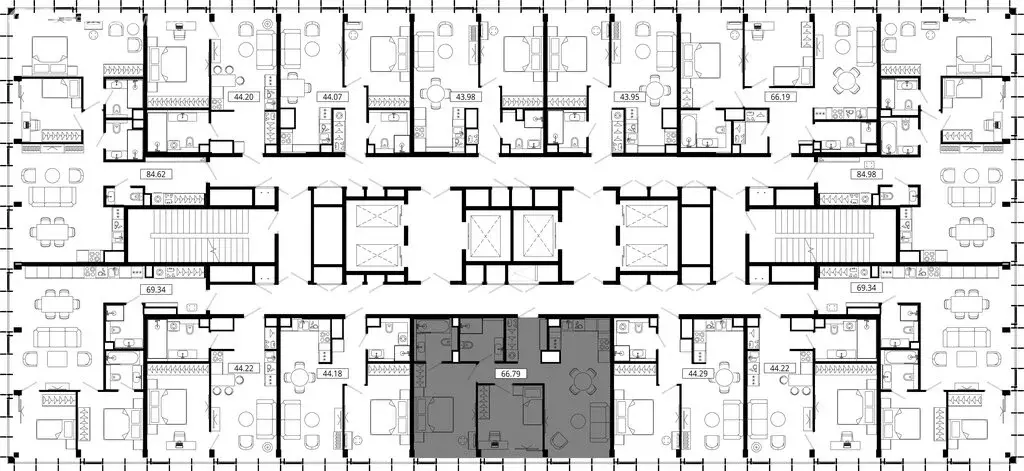 2-комнатная квартира: Москва, 4-я улица Марьиной Рощи, 12к1 (65.9 м) - Фото 1