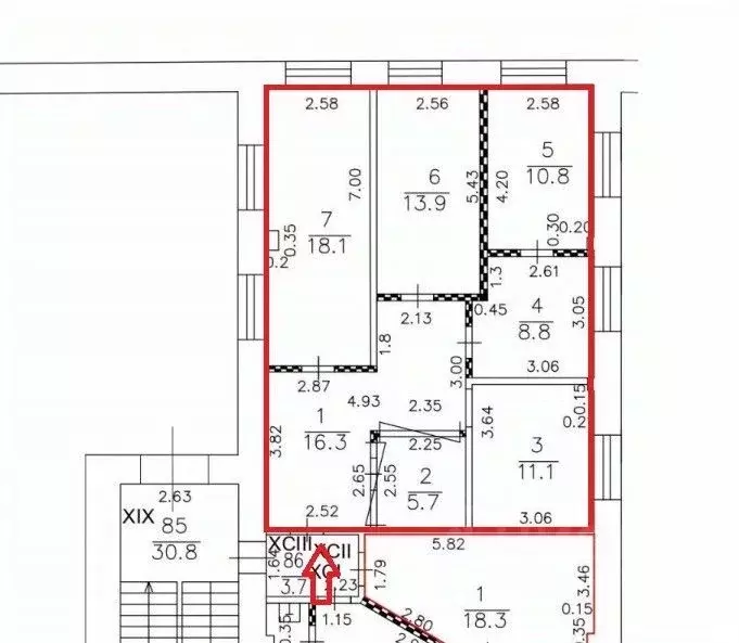 Офис в Москва Холодильный пер., 3к1с2 (85 м) - Фото 2