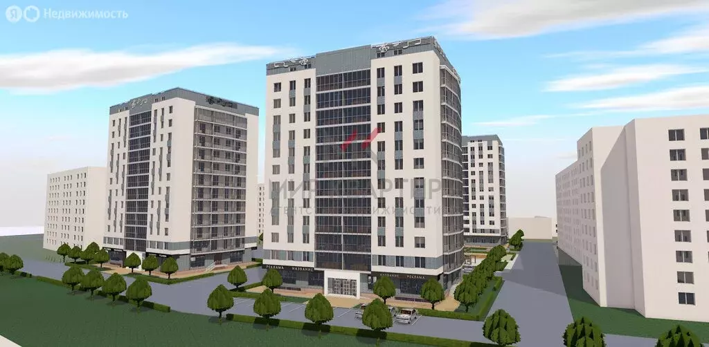 1-комнатная квартира: Абакан, микрорайон Арбан, ЖК Кватро (35.74 м) - Фото 1