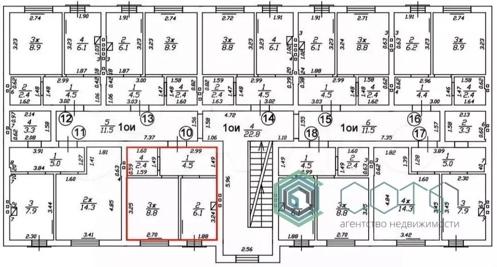 1-к кв. Калининградская область, Гурьевск пер. Авангардный, 2 (21.8 м) - Фото 2