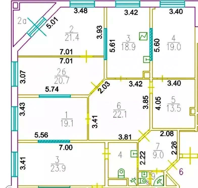 4-к кв. Москва ул. Коштоянца, 12 (145.8 м) - Фото 0