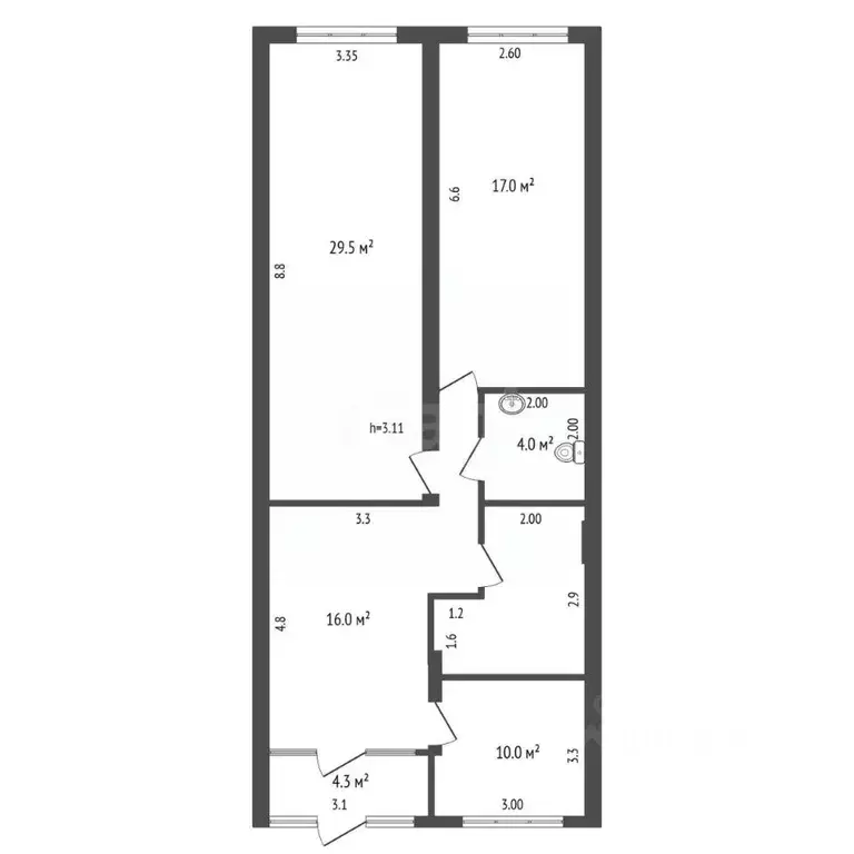 Помещение свободного назначения в Тюменская область, Тюмень ул. ... - Фото 1