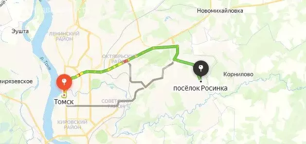 Участок в Томск, посёлок Росинка, Вербный переулок (9.9 м) - Фото 1
