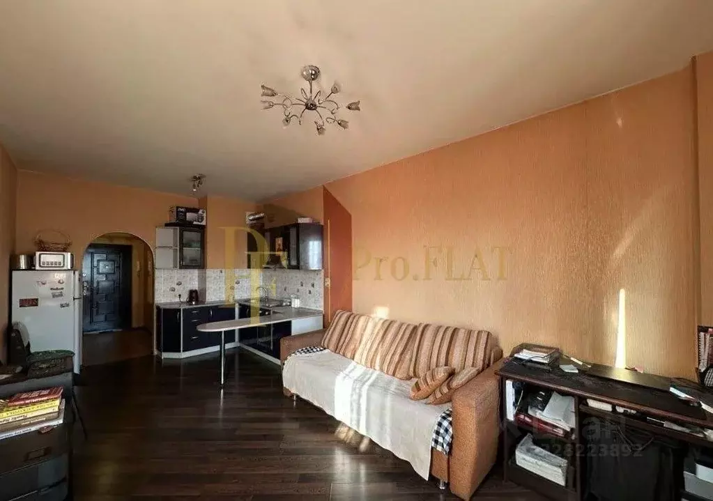 Студия Санкт-Петербург ул. Крыленко, 43К2 (28.7 м) - Фото 2