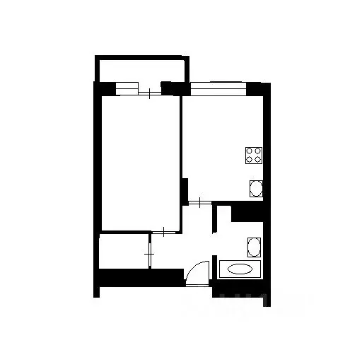 1-к кв. Татарстан, Казань проезд Детский, 6 (39.0 м) - Фото 2