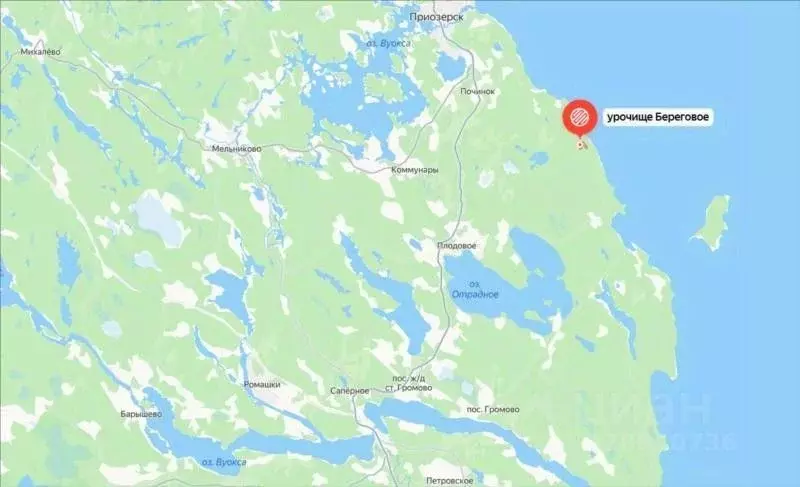 Участок в Ленинградская область, Приозерский район, Ларионовское ... - Фото 2