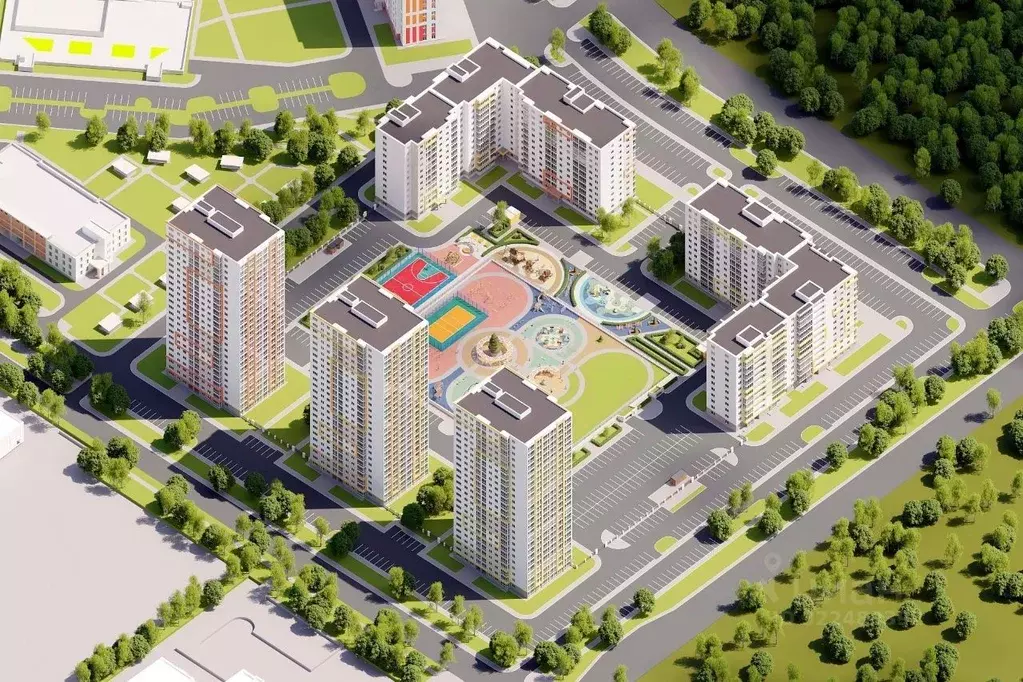 2-к кв. Башкортостан, Уфа Затон-Восточный жилрайон, Новаленд мкр,  ... - Фото 1