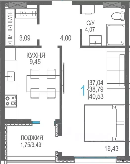 1-к кв. Крым, Сакский район, Лесновское с/пос, с. Прибрежное Розовое ... - Фото 0