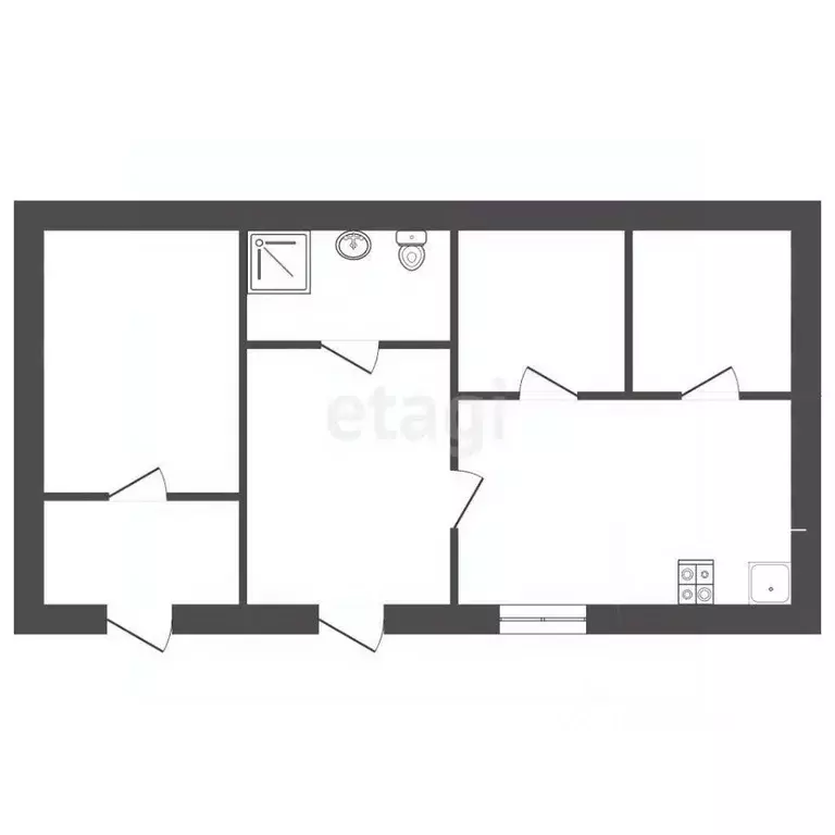 Дом в Томская область, Томск Ягодка-90 садовое товарищество,  (71 м) - Фото 1