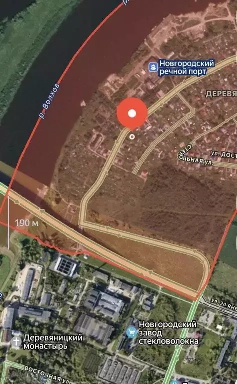 Участок в Новгородская область, Великий Новгород Береговая ул., 8 ... - Фото 2
