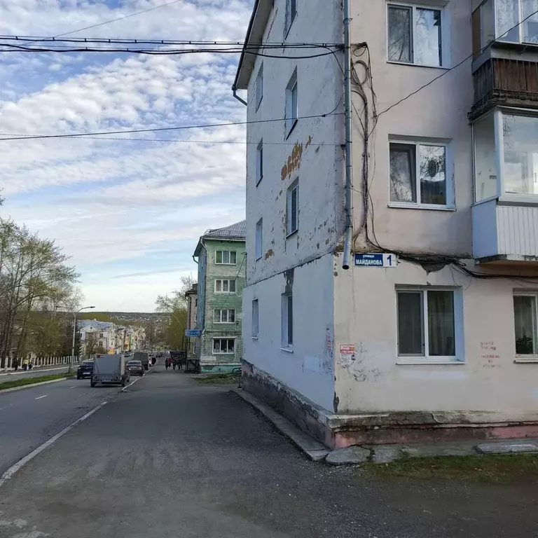 1-к кв. Свердловская область, Кушва ул. Майданова, 1 (29.0 м) - Фото 0