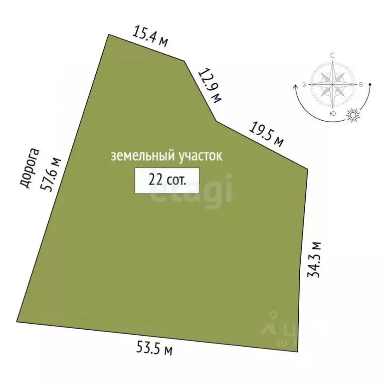 Участок в Свердловская область, Тугулымский муниципальный округ, пос. ... - Фото 2