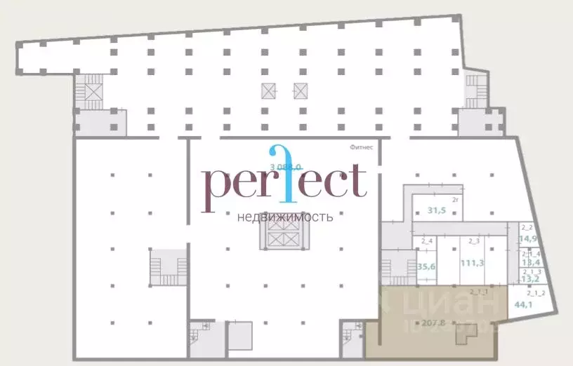 Офис в Москва Каланчевская ул., 16С1 (208 м) - Фото 1