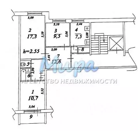 Комната Московская область, Дзержинский Томилинская ул., 23 (27.0 м) - Фото 1