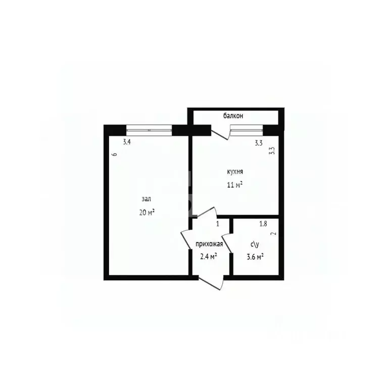 1-к кв. Дагестан, Дербент ул. Сальмана, 102 (40.0 м) - Фото 2