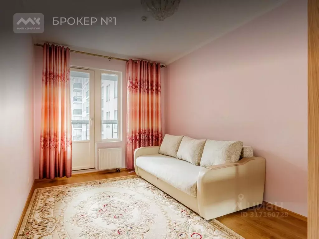 2-к кв. Санкт-Петербург наб. Обводного Канала, 108 (80.0 м) - Фото 1