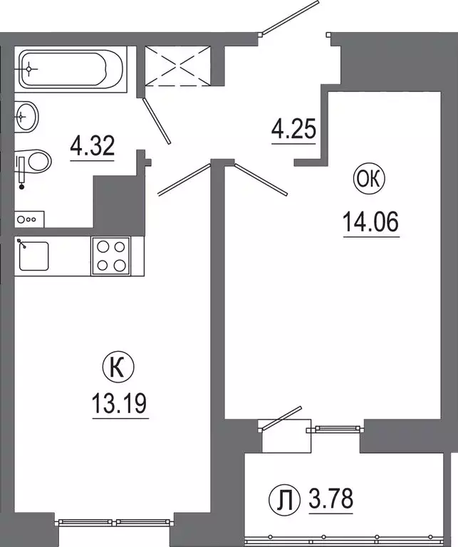 1-комнатная квартира: Иркутск, городок ИВАТУ, жилой комплекс Авиатор ... - Фото 1